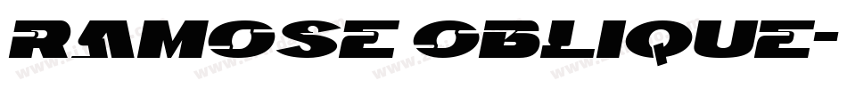 Ramose Oblique字体转换